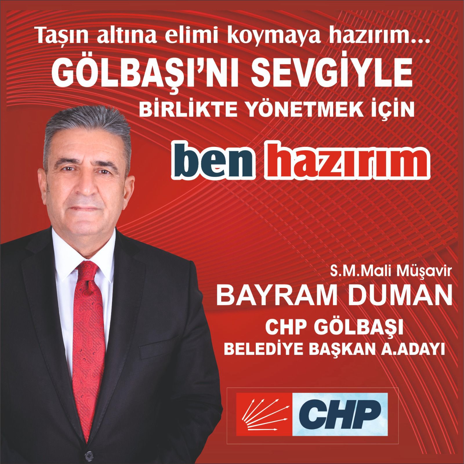 CHP Gölbaşı Belediye Başkan Aday Adayı Bayram Duman